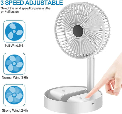 Rechargeable Table Fan