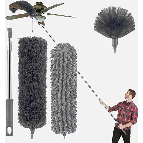 Microfiber Duster with Telescopic Long Handle