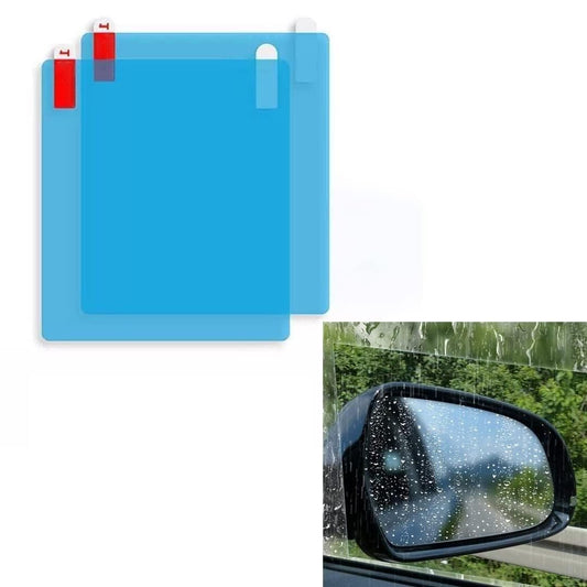 Anti Fog Rear View Mirror | Rainproof Clear Vision | Pack of 2