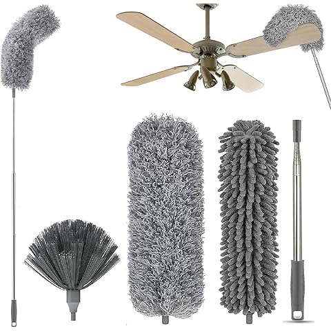 Microfiber Duster with Telescopic Long Handle
