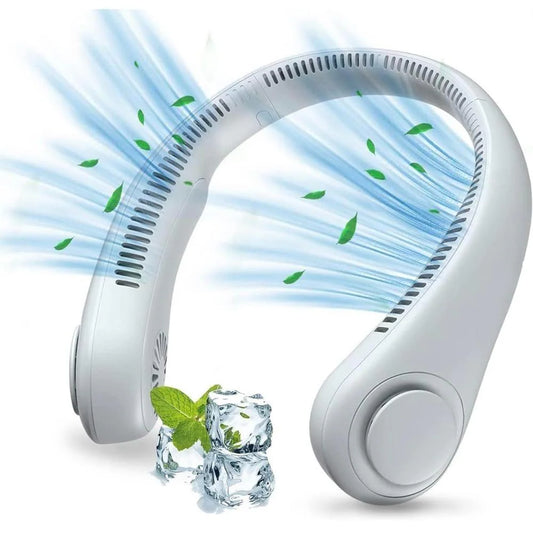 Bladeless Neck Fan | Hands Free Cooling | USB Rechargeable