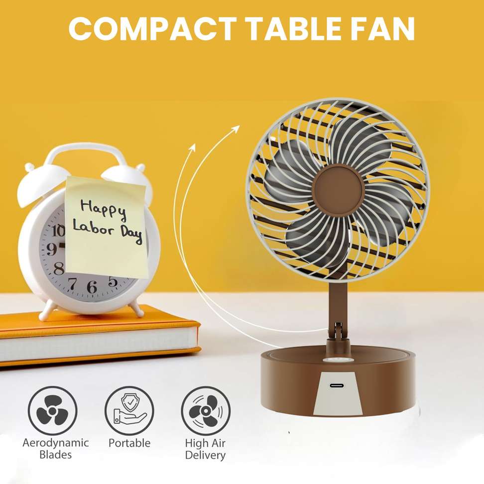 Rechargeable Table Fan