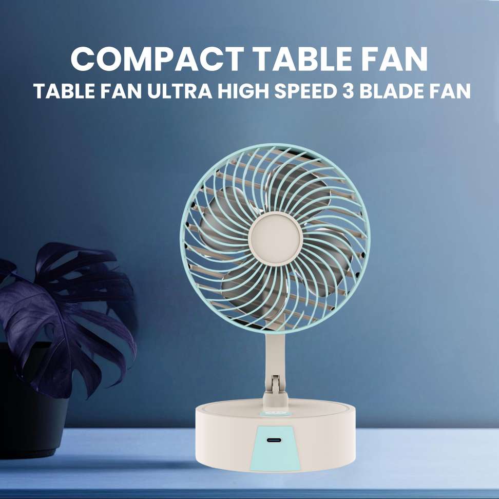 Rechargeable Table Fan